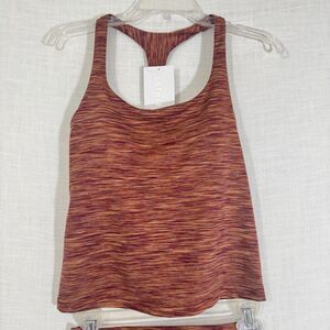 Athleta Transcend 7/8 Leggings M NWT Nova Dye Brown High Rise